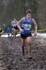 Lewis Timmins (Morpeth Harriers) during the Northern Cross Country Championships.